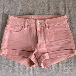 American Eagle Hi-rise Shortie Shorts